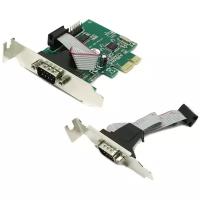 Контроллер PCIe x1 v1.0 (WCH CH382), LP Serial Port, 2 x RS-232 (DB9M) | ORIENT XWT-PE2SLP oem