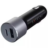 АЗУ планшет Satechi Автомобильное 72W Type-C PD Car Charger Цвет: серый космос