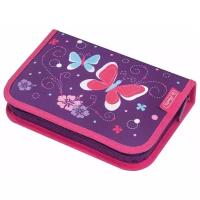 Herlitz Пенал Purple Butterfly (50014293), фиолетовый/розовый