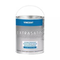 Краска акриловая VINCENT Extrasatin полуглянцевая белый 0.8 л