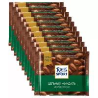 Шоколад Ritter Sport Цельный миндаль, молочный, с цельным миндалем 11 штук по 100 гр