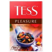 Чай черный Tess Pleasure листовой, яблоко, шиповник, 100 г