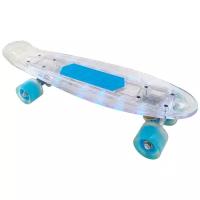 Скейт детский Navigator пластик 56х15х11 см со световыми эффектами Т20014-15 Белый Т20015