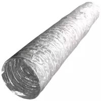 Воздуховод гибкий армированный, металлизированная пленка D=102мм. 70 мкм, L до 10м