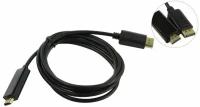 Кабель-переходник Vcom DisplayPort(m) - HDMI(m) 4K@60Hz 1.8m (CG608M-1.8M)