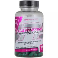 L карнитин для похудения, 90 капс, Trec Nutrition L-Carnitin + Green Tea