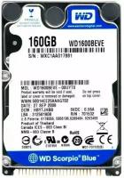 Жесткий диск Western Digital WD1600BEVE 160Gb 5400 IDE 2,5" HDD