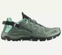 Salomon Кроссовки TECHAMPHIBIAN 5 W RU 40 UK 7.5 USw 9 СМ 25.5, laurel wreath/arctic Ice/marine blue