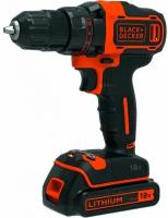 Аккумуляторная дрель-шуруповерт Black+Decker BDCDD186K1B