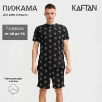 Пижама мужская KAFTAN "F*ck" р.54, черный