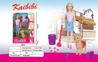 Кукла Kaibibi 30 см с питомцем и аксесуарами/Кукла с собачкой, 16 предметов