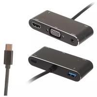 Аксессуар ATcom Type-C - HDMI/VGA/USB 10cm AT2810