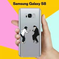 Силиконовый чехол на Samsung Galaxy S8 Миа и Винсент / для Самсунг Галакси С8