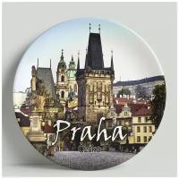 Декоративная тарелка Чехия-Прага, 20 см