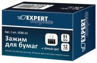 Expert Complete Зажим для бумаг ECBC-51 51 мм 12 шт. черный