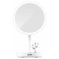 Xiaomi зеркало косметическое настольное Lofree LED Beauty Mirror с подсветкой