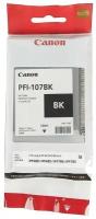 Картридж Canon PFI-107BK (6705B001) черный для Canon iPF680/685/780/785 130ml/ Black (130 ml) (PFI107BK)