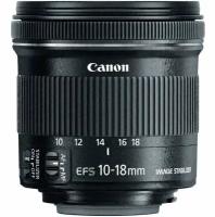 Объектив Canon EF-S 10-18mm f/4.5-5.6 IS STM, черный