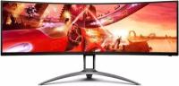 Монитор AOC 49"(5120x1440) AOC AGON AG493UCX/матрица VA Матовая /Встроенные колонки Регулировка высоты