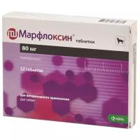 Таблетки Krka d. d. Марфлоксин 80 мг, 12шт. в уп