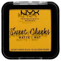 NYX professional makeup Прессованные румяна Sweet Cheeks Creamy Powder Matte, 11 Silence is Golden