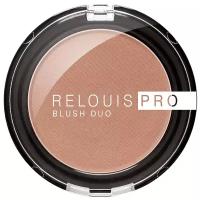 Relouis Румяна компактные "RELOUIS PRO BLUSH", тон 75 "Brown Sugar", 5 г