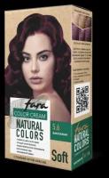 Стойкая крем-краска для волос Fara Natural Colors Soft тон 322 Баклажан 5.6