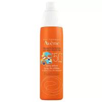 AVENE Детский спрей для чувствительной кожи лица солнцезащитный SPF 50+, 200 мл