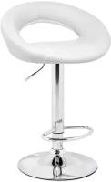 Барный стул Woodville Oazis white / chrome