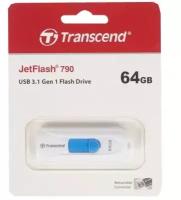 USB 64Gb Transcend Jetflash 790 TS64GJF790W USB3.0 белый