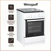 Комбинированная плита Weissgauff WCS К1К62 WGM, белый