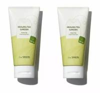 The Saem Пенка увлажняющая очищаюшая с экстрактом зеленого чая Healing Tea Garden Green Tea Cleansing Foam, 150 мл, 2 шт