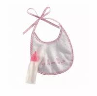 Gotz Nursing Bottle With Bib for baby dolls (Бутылочка и нагрудник для малышей Готц 30 - 48 см)