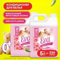 Кондиционер для белья Grass EVA sensitive концентрированный 5л.+5 л