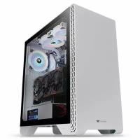 Корпус ATX Thermaltake S300 TG Snow Edition без БП, белый