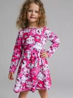 Платье PlayToday, размер 116, розовый