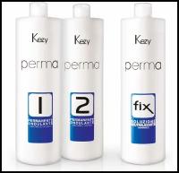 KEZY PERMA Набор для перманентной завивки волос: Perma 1 1000 мл и Perma 2 1000 мл + Нейтрализатор 1000 мл в подарок