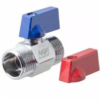 Кран-мини шаровый 1/2" н/н флажок MPF