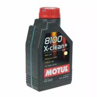 Моторное масло Motul 8100 X-clean + 5W-30, синтетическое, 1л