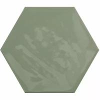 Керамическая плитка Cifre KANE HEXAGON SAGE глянец для стен 16x18 (цена за 10.53 м2)