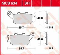 TRW MCB634 - накладки тормозные