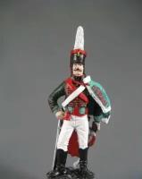 оловянный солдатик 54мм, Рядовой Павлоградского гусарского полка, 1805 г