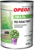 Эмаль по пластику Ореол полуматовая 0.9 кг 0.9 кг