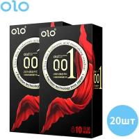 Презервативы OLO "Neо" Продление времени супер тонкий 0.01, 20шт