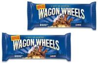 Печенье Wagon Wheels Jammie в шоколаде с прослойкой из суфле и джема 216 г, 2 упаковки