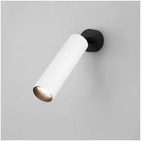 Спот / Настенный светодиодный светильник с поворотным плафоном Eurosvet 20128/1 LED, 8 Вт, 4200 К, цвет белый / черный