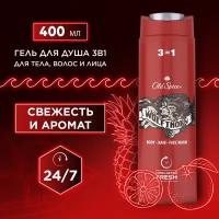 OLD SPICE мужской гель для душа + шампунь 3в1 Wolfthorn 400мл