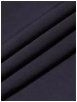 Трикотаж для шитья ткань темно-синяя джерси MDC FABRICS NR300/2/dec для одежды. Отрез 1 метр