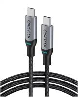 Кабель для зарядки и передачи данных Choetech USB Type C@480Mbps, PD 100 Вт, нейлоновая оплетка, 1.8 м (XCC-1002)