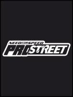 Наклейка на авто "Need for speed pro street" 20х4 см